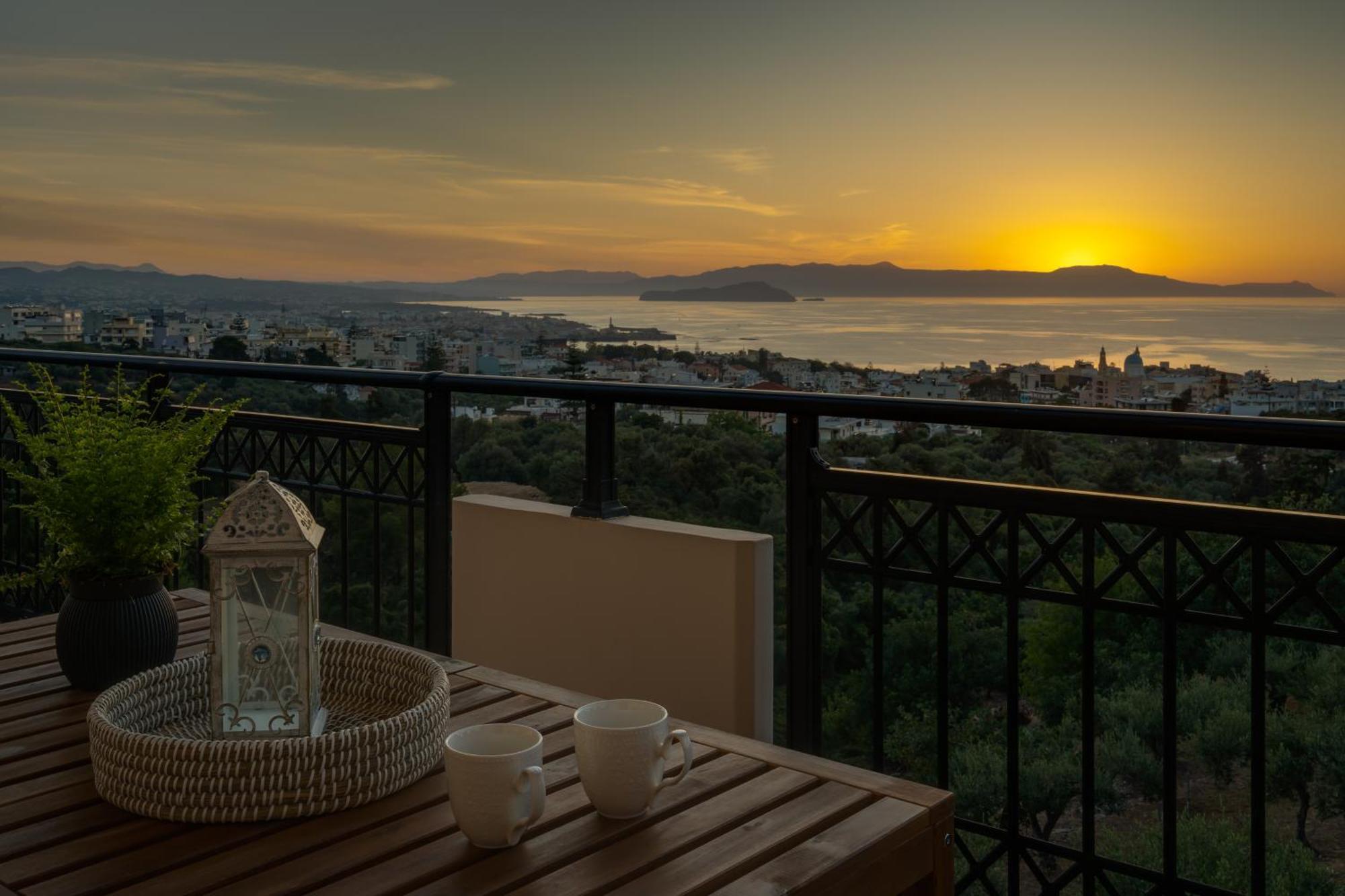 فيلا Aelia Sea View خانيا المظهر الخارجي الصورة