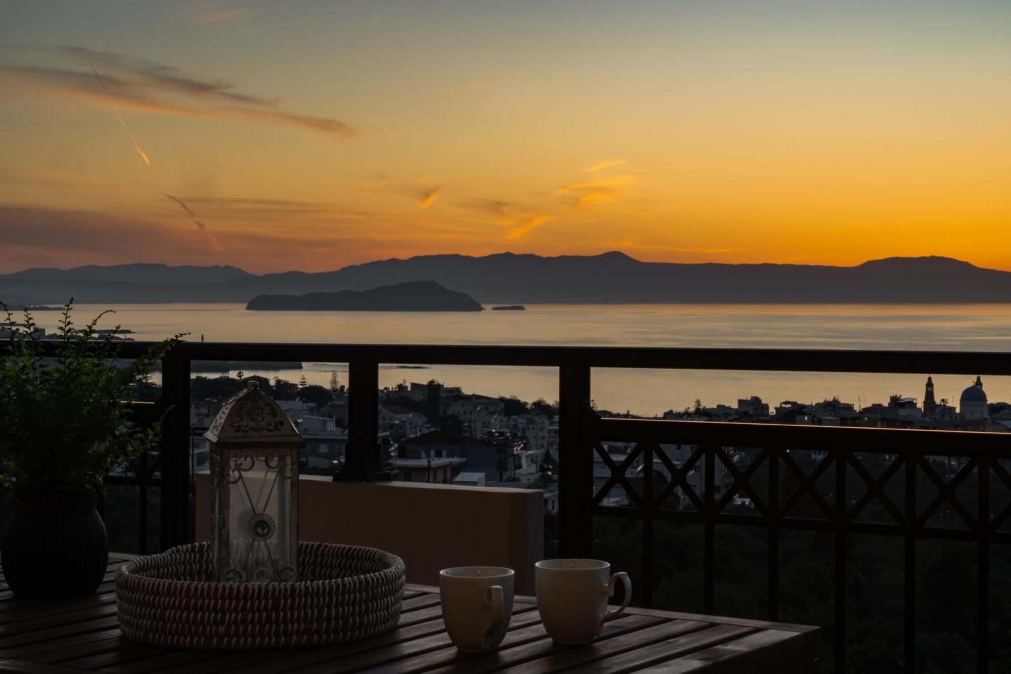 فيلا Aelia Sea View خانيا المظهر الخارجي الصورة
